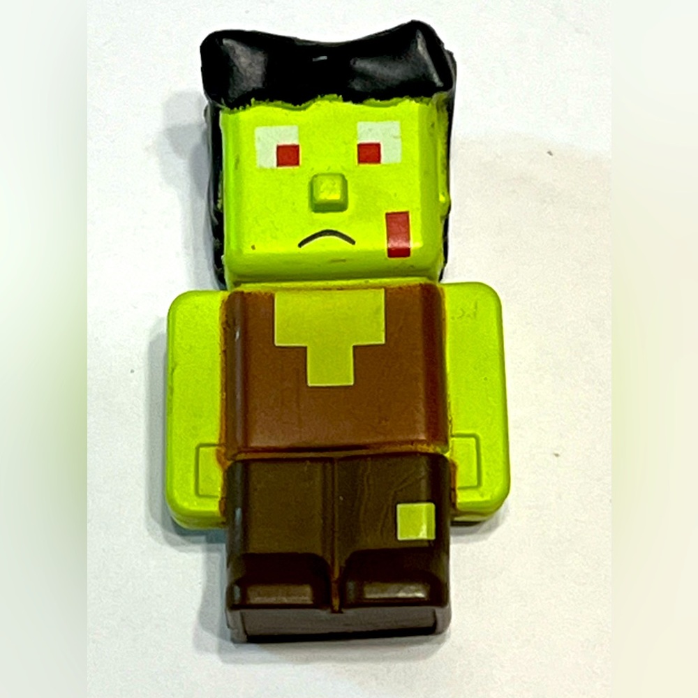 Minecraft replacement. 1.5” Goblin Zombie Action Figure